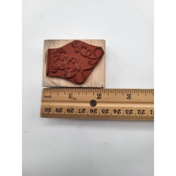 Peanuts Snoopy and Woodstock Rubber Stamp A433D Wood Mounted Rubber Stampede - Picture 7 of 7